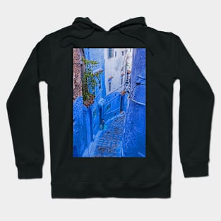 Chefchaouen Alley, Morocco. Hoodie